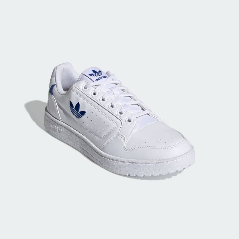 adidas Men`s NY 90 Cloud White / Royal Blue Cloud White / Royal Blue FZ2247 Size UK 10 (SA 10)