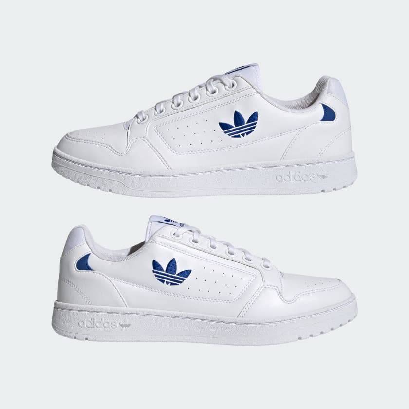 adidas Men`s NY 90 Cloud White / Royal Blue Cloud White / Royal Blue FZ2247 Size UK 10 (SA 10)