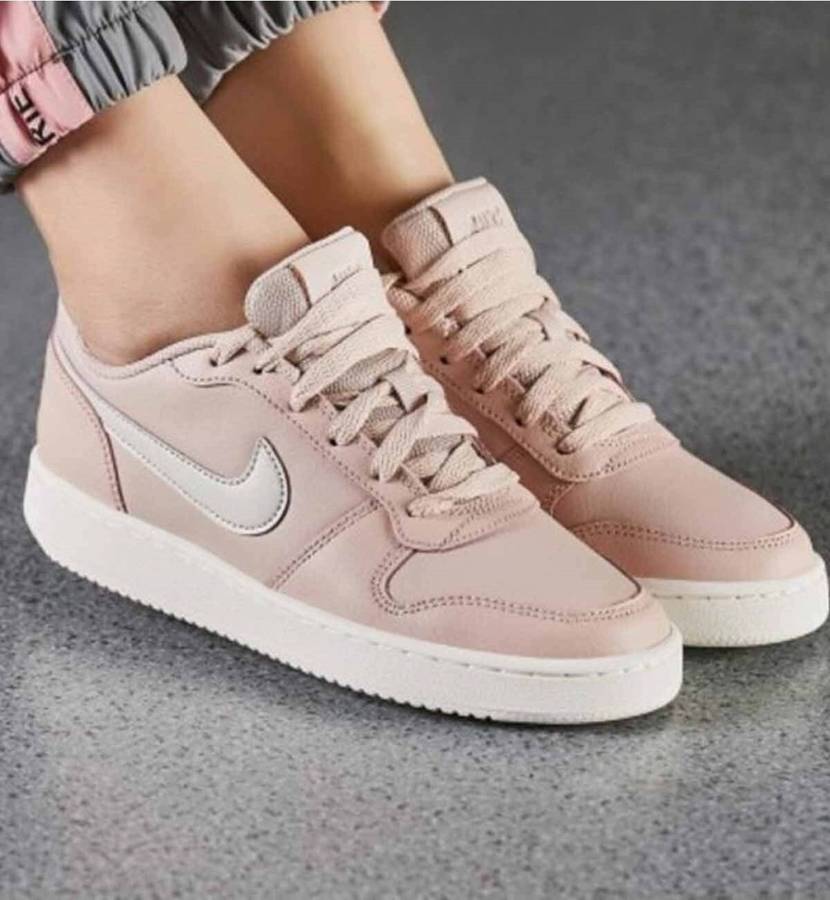 Nike Women`s Ebernon Low Particle Beige /Desert Sand /Pink AQ1779 200 Size UK 7 (SA 7)