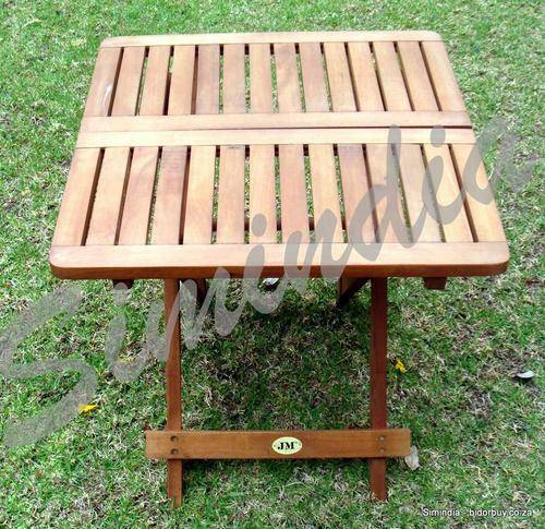 Square table 50x50x50 Cms Solid Red Balau Wood use Indoor and outdoor From Vietnam