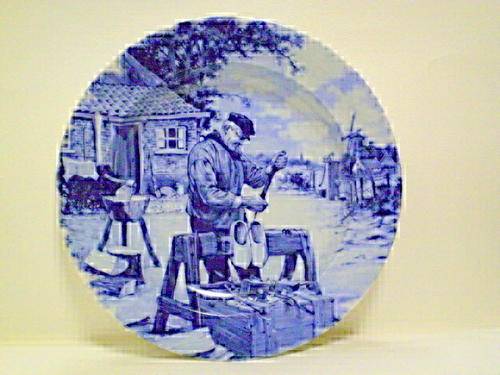 UNUSUAL LARGE DELFTS BLAUW WALL PLATE