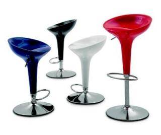 BAR STOOL WITH CHROME BASE