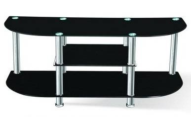 New Tempered Glass Plasma Stand