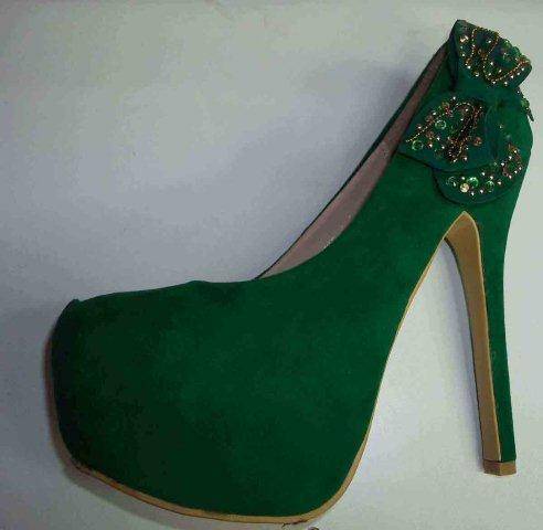 Emerald Green Heel