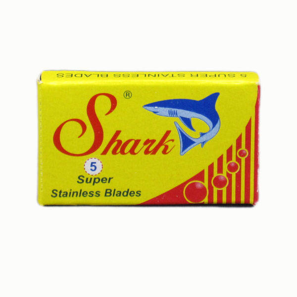 100 Shark Super Stainless Double Edged Safety Razor Blades