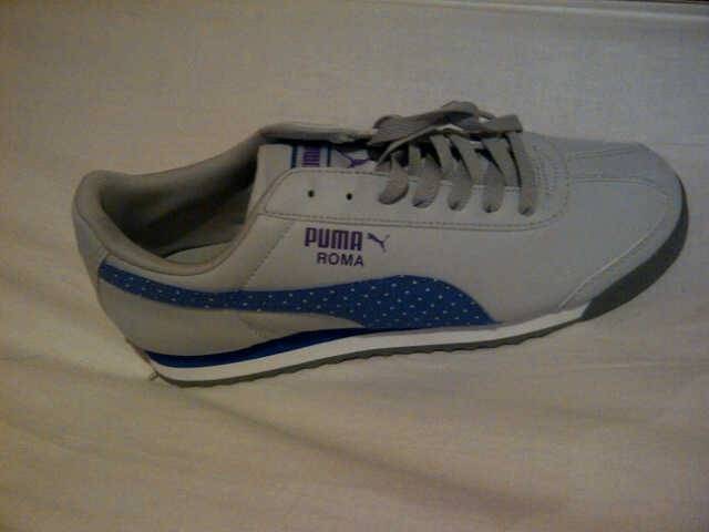 Puma Trainner Womens Roma Polkadot Grey Size 8