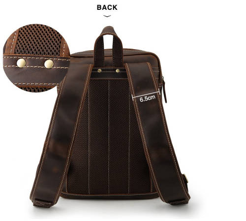 LOCAL STOCK *** Genuine Leather  for BUSINESS *** Laptop Bag Backpack For Man