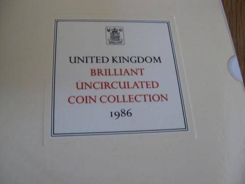 1986 United Kingdom Coin Set Proof