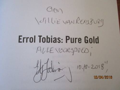SIGNED. ERROL TOBIAS Pure Gold