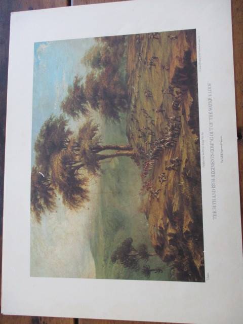 T Baines No 447/500. The 74th and 12th Regiments coming out of the Water Kloof