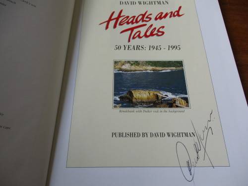SIGNED. HEADS AND TALES  50 YEARS : 1945-1995 Dawid Wightman
