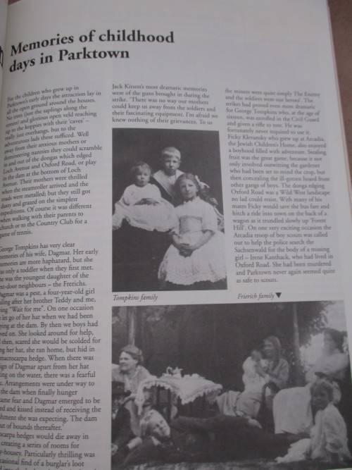 PARKTOWN Centenary Souvenir 1892-1992