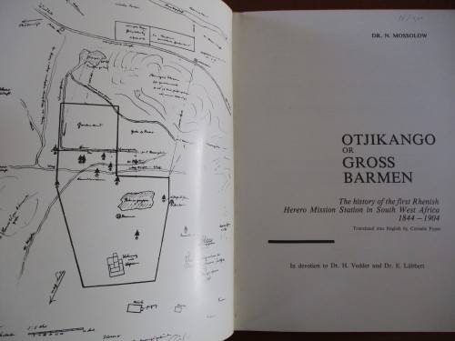 OTJIKANGO OR GROSS BARMEN by DR. N. MOSSOLOW