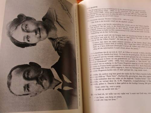 MY DE VILLIERS-STAMBOOM. 'n Historiese Terugblik