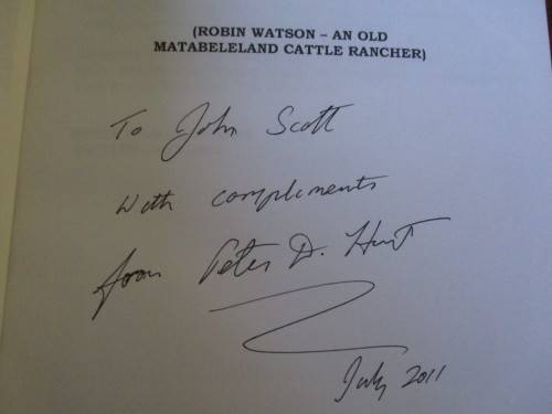 SIGNED. MOPANI  RECOLLECTIONS OF AFRICA ( AND OTHER PLACES )  Peter Hart