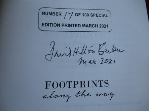 SIGNED. FOOTPRINTS  along the way  D. Hilton-Barber