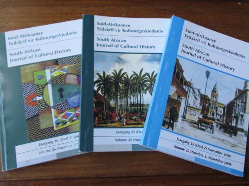 DIE KULTUURHISTORIKUS  EN SUID-AFRIKAANSE TYDSKRIF VIR KULTUURGESKIEDENIS ( 3 volumes )