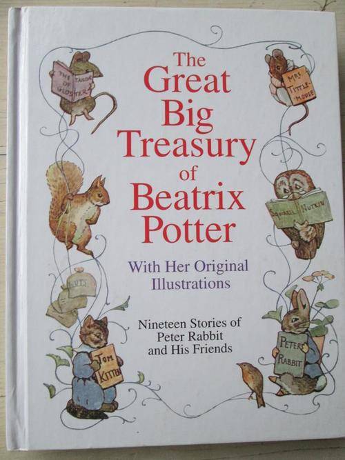 THE GREAT BIG TREASURY OF BEATRIX POTTER. With her original illustrations. 19 Peter Rabbit stories