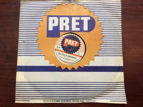 78rpm RECORD -  OOM HANS SE GEMMERDANS - PIETER V D WESTHUIZEN EN SY GHITAAR
