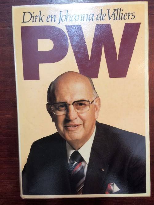 PW - DIRK EN JOHANNA DE VILLIERS (SIGNED BY PW BOTHA) plus  programme for Mr Botha's memorial