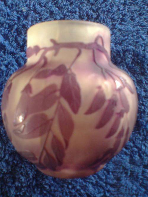 GALLE VASE (cracked)