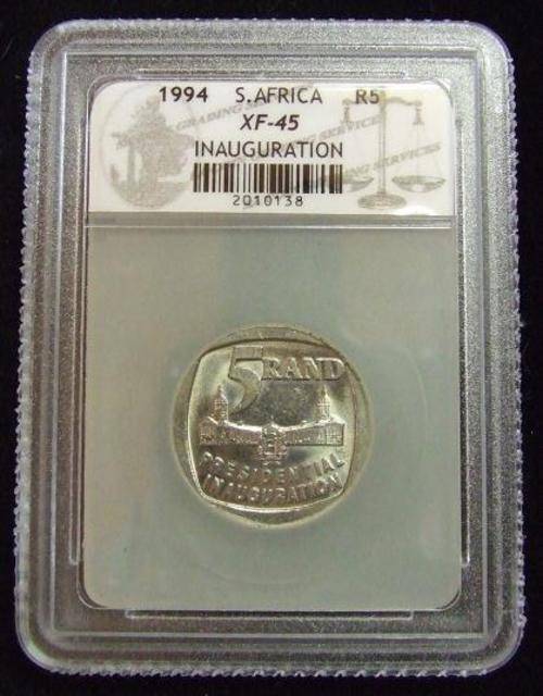 1994 Presidential Inauguration XF45 Graded and Slabbed