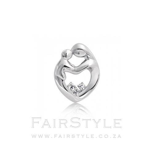 *** Beautiful 925 Sterling Silver Mother & Child Pendant (including chain) ***