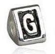 New Letter "G" Charm for Pandora Style/European Bracelet