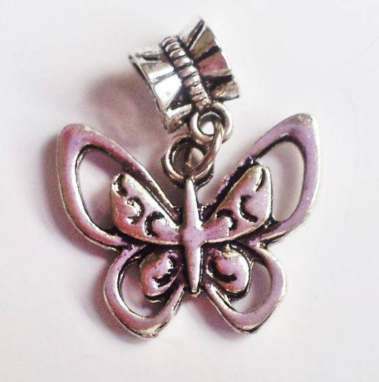 New Butterfly Charm for Pandora Style/European Bracelet