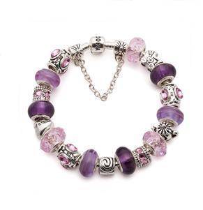 PANDORA BRACELET - PURPLE 20cm