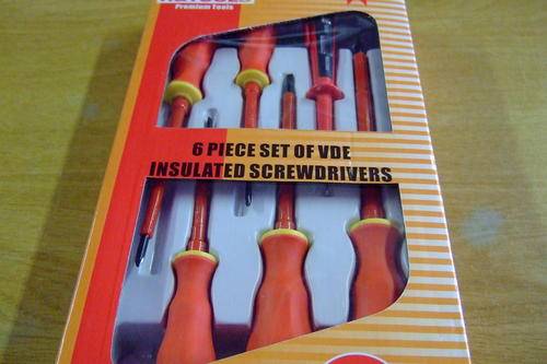 6 PIECE INSULATED SCREWDRIVERS