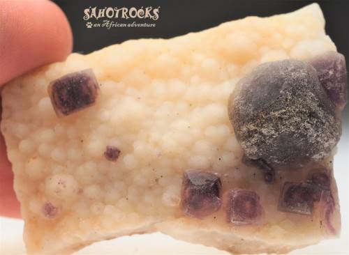 Fluorite and Chalcedony, Orange River, South Africa