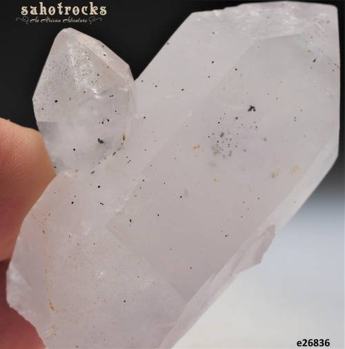 Brandberg Quartz Crystal - Amethyst included - Gobobosep, Namibia
