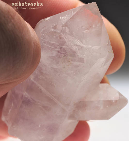Brandberg Quartz Crystal - Amethyst included - Gobobosep, Namibia