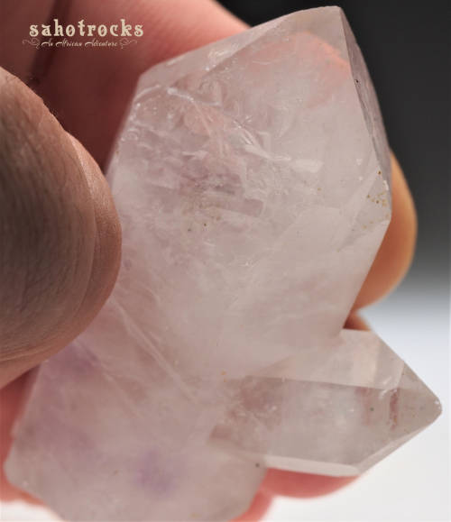 Brandberg Quartz Crystal - Amethyst included - Gobobosep, Namibia