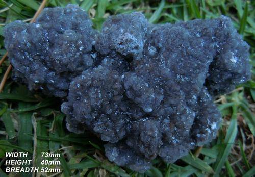 Okaruso mine calcite and flourite crystals on matrix-namibia-128g