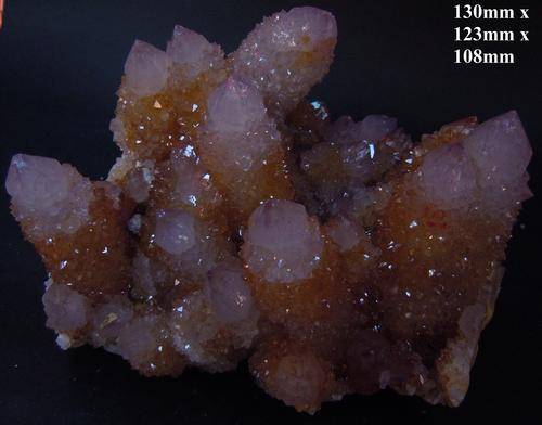 Boekenhouthoek cactus quartz crystal cluster-south africa-1442g