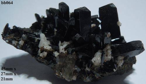 Zomba plateau aegerine crystals on a-feldspar crystal matrix-Malawi-17gram