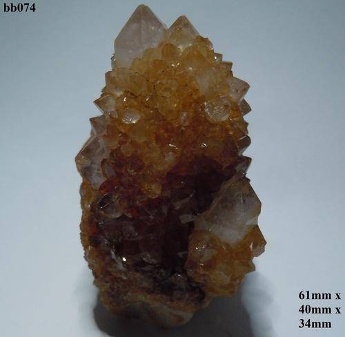 Boekenhouthoek cactus quartz crystal cluster-South Africa-58gram