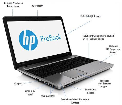 HP Probook 4540s (Core I5-3230m)...Cracked Screen!