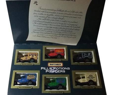 Matchbox 6-pack "Pills, Potions and Powders" Limited Edition