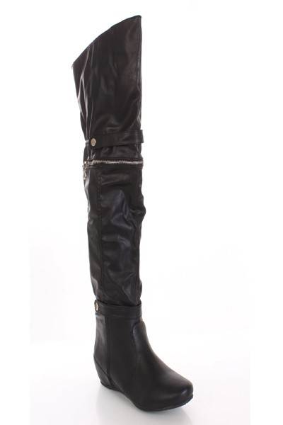 black long boots