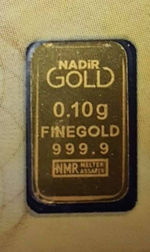 24ct gold bars. Retails @ R700 each. Invest now!!! 5 available