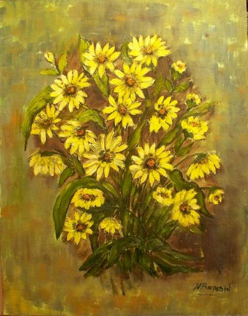Yellow Daisies- Artist- N. Repsold