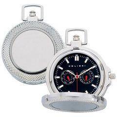 STAINLESS STEEL AND TITANIUM POCKET WATCH