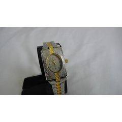 LADIES TWO TONE STAINLESS STEEL DRESS WATCH