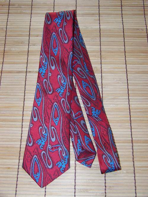TIES LONG COLOUR RED /BLUE AND GREY - CORPORATE