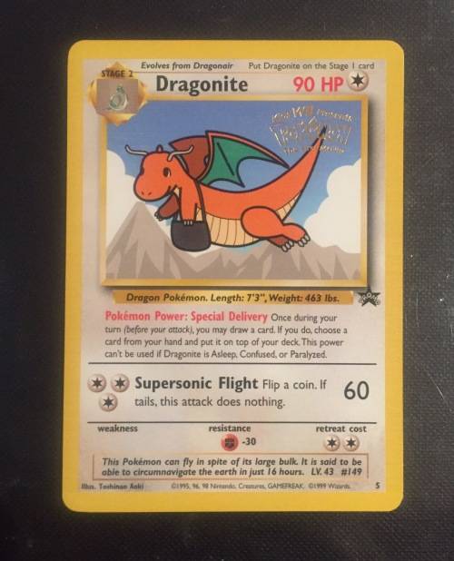 Pokemon TCG: Dragonite #5 - The First Movie Promo