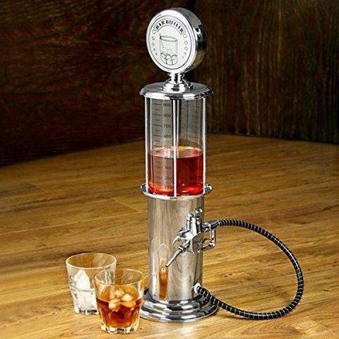 BAR BUTLER GAS PUMP LIQUOR DISPENSER RETRO CHROME-PLATED