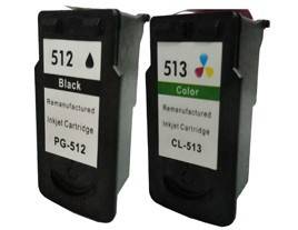 Canon PG-512XL Black Compatible & Canon CL-513XL Color Compatible Cartridges...Set Special